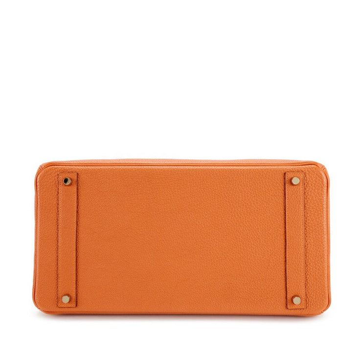 Hermès
Potiron Togo Birkin 40 Gold Hardware, 2010