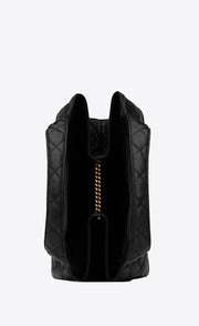 MAXI SHOPPING BAG ICARE IN PELLE DI AGNELLO TRAPUNTATA